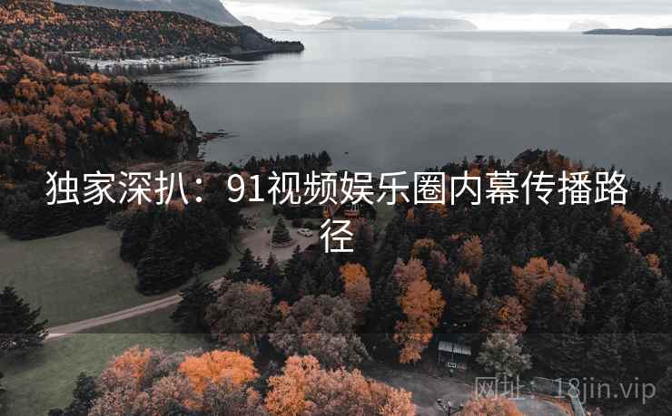 独家深扒：91视频娱乐圈内幕传播路径