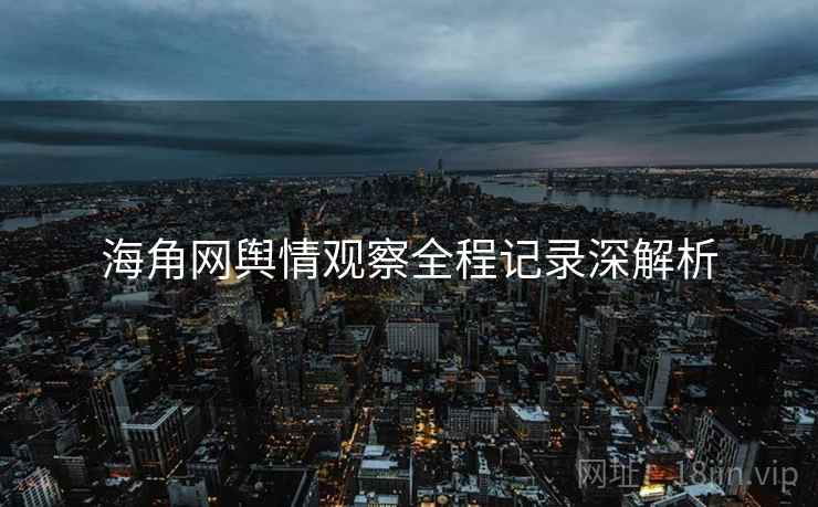 海角网舆情观察全程记录深解析