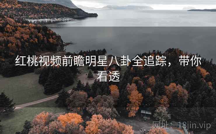 红桃视频前瞻明星八卦全追踪，带你看透