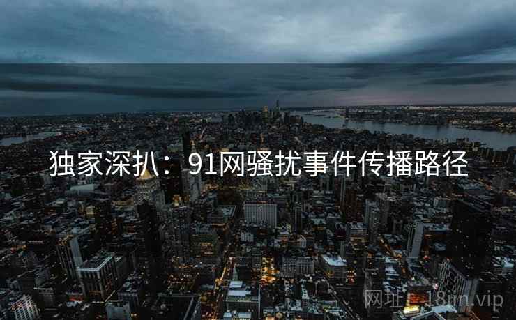 独家深扒：91网骚扰事件传播路径